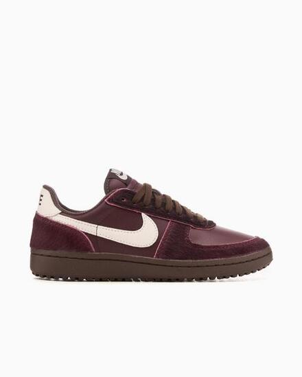 Nike Field General Donna - Scarpe da passeggio bordeaux e bianche