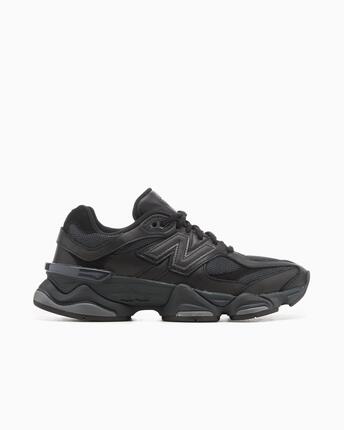 New Balance 9060 Triple Black Leather