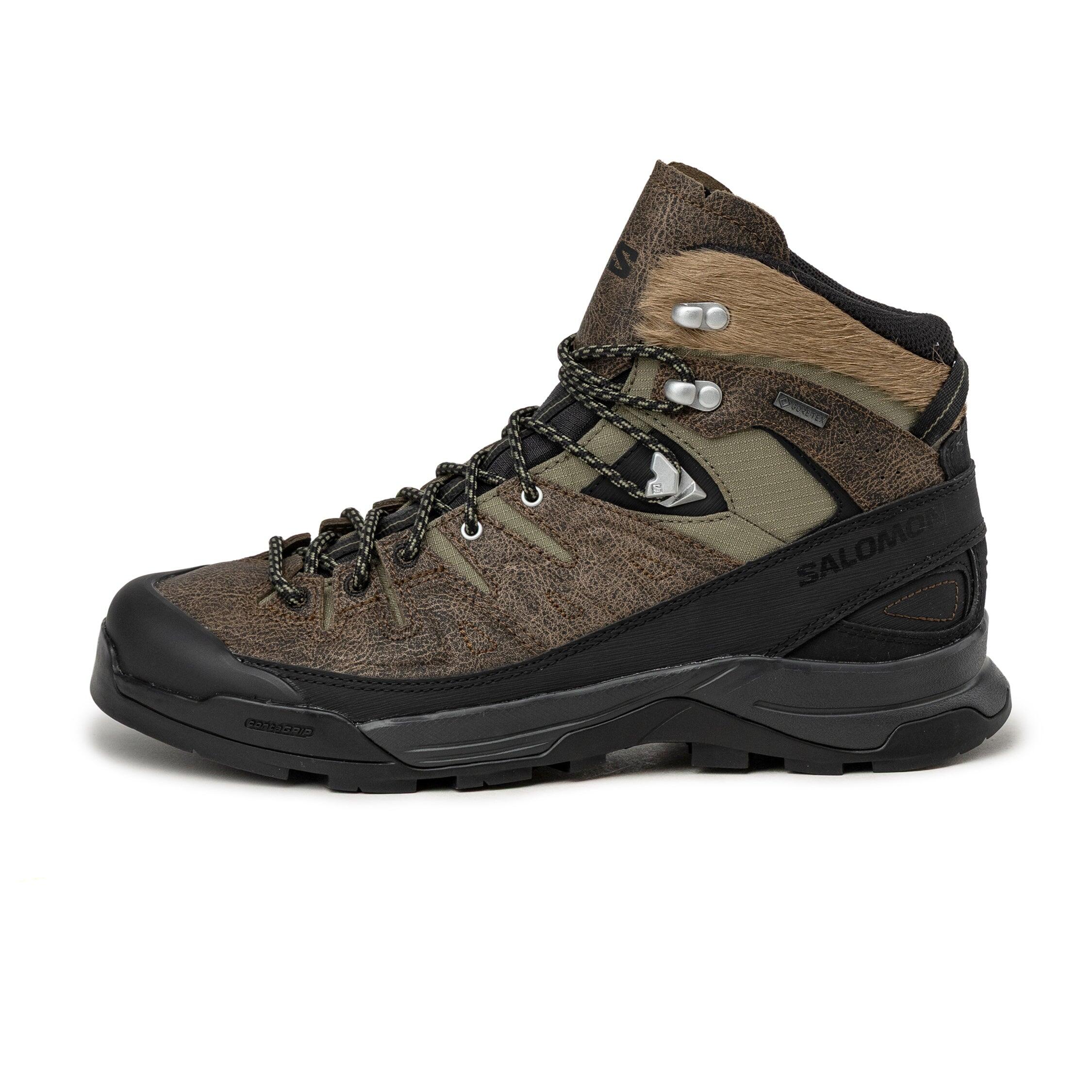 Salomon X-Alp Mid GTX cuir vieilli, Dark Earth 1/1
