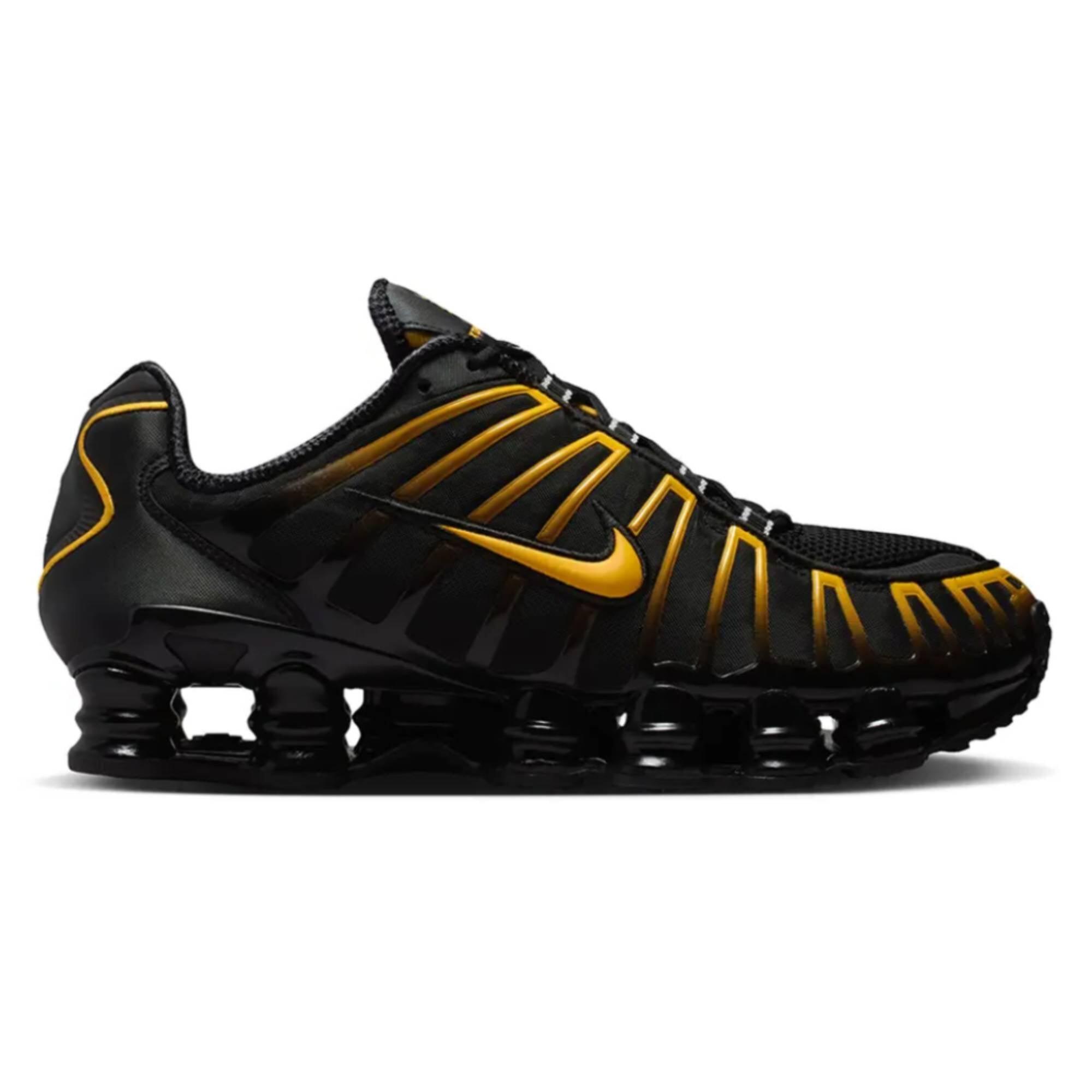 Nike Shox TL Schwarz University Gold 2/4