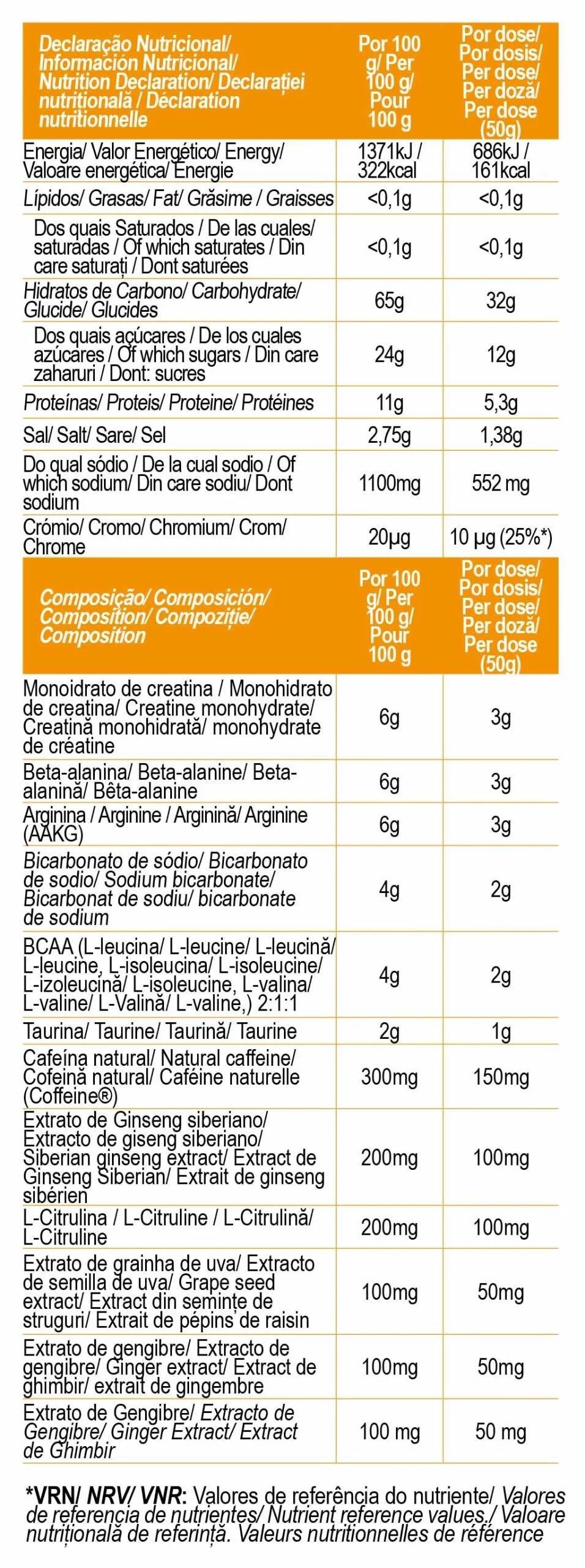 SUPLEMENTO PRÉ-TREINO PRE-WORKOUT EXPLOSIVE LARANJA - 1 KG 2/3