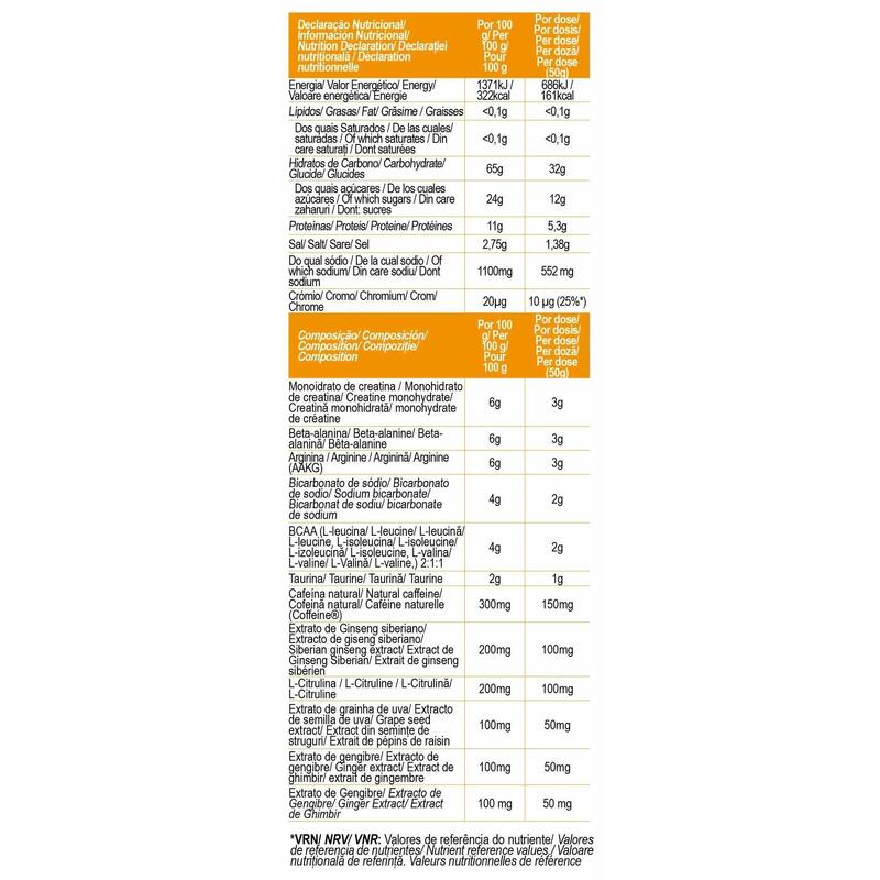 GoldNutrition PRE-WORKOUT Explosive Portocale 1 kg