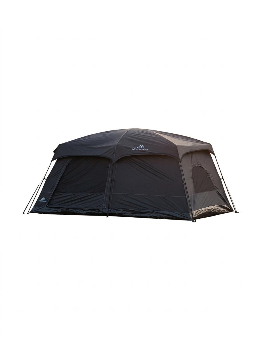 Mountainhiker Starfield Family Tent, 2 Bedrooms and 1 Living Room, Size (XL) - Black
