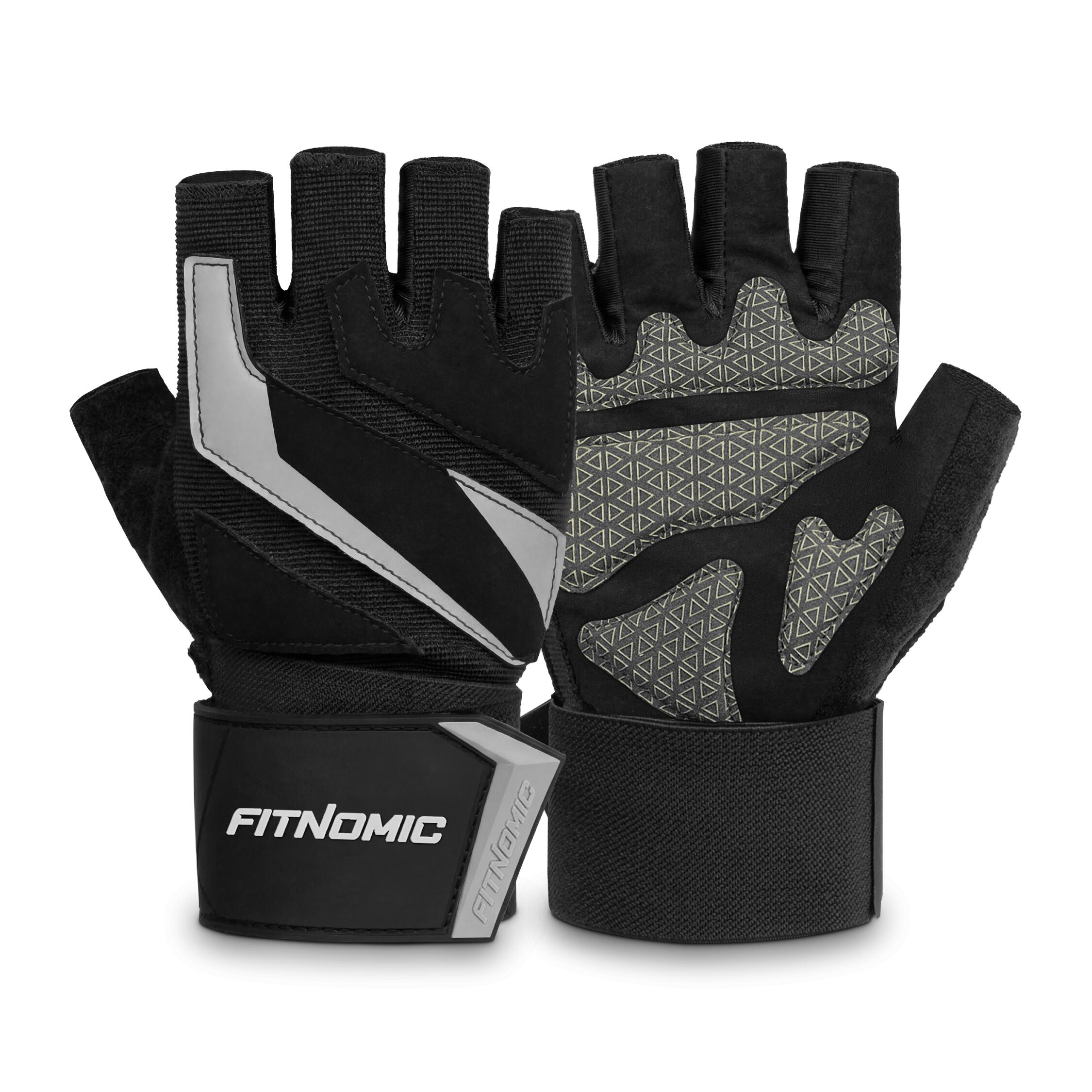 Fitness gloves รุ่น FN-1-2061-BLACK - FITNOMIC