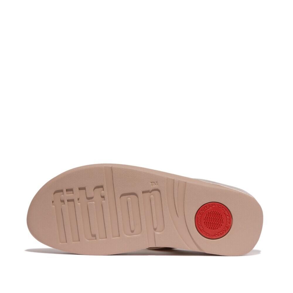 Chancla Ergonomica Mujer Fitflop Halo Bead-circle Toe Post Nude 5/5