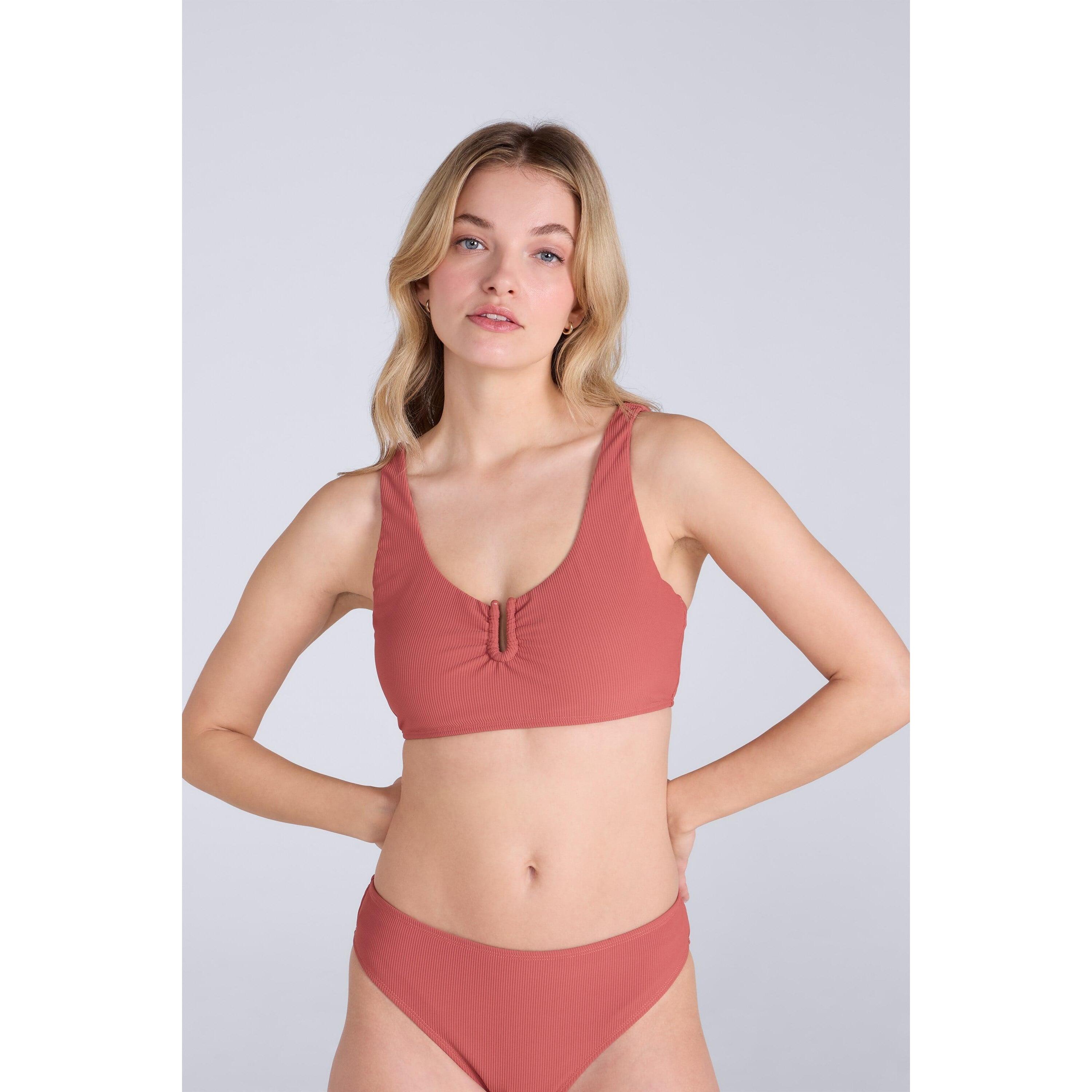 Animal Womens/Ladies Florence Ribbed Bikini Top