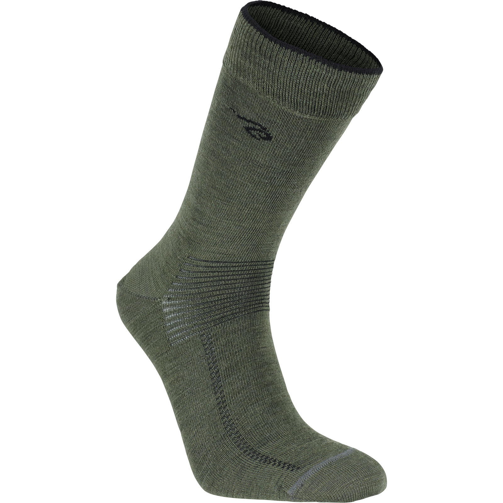 Merinosocken Wool Sock loden green 1/1