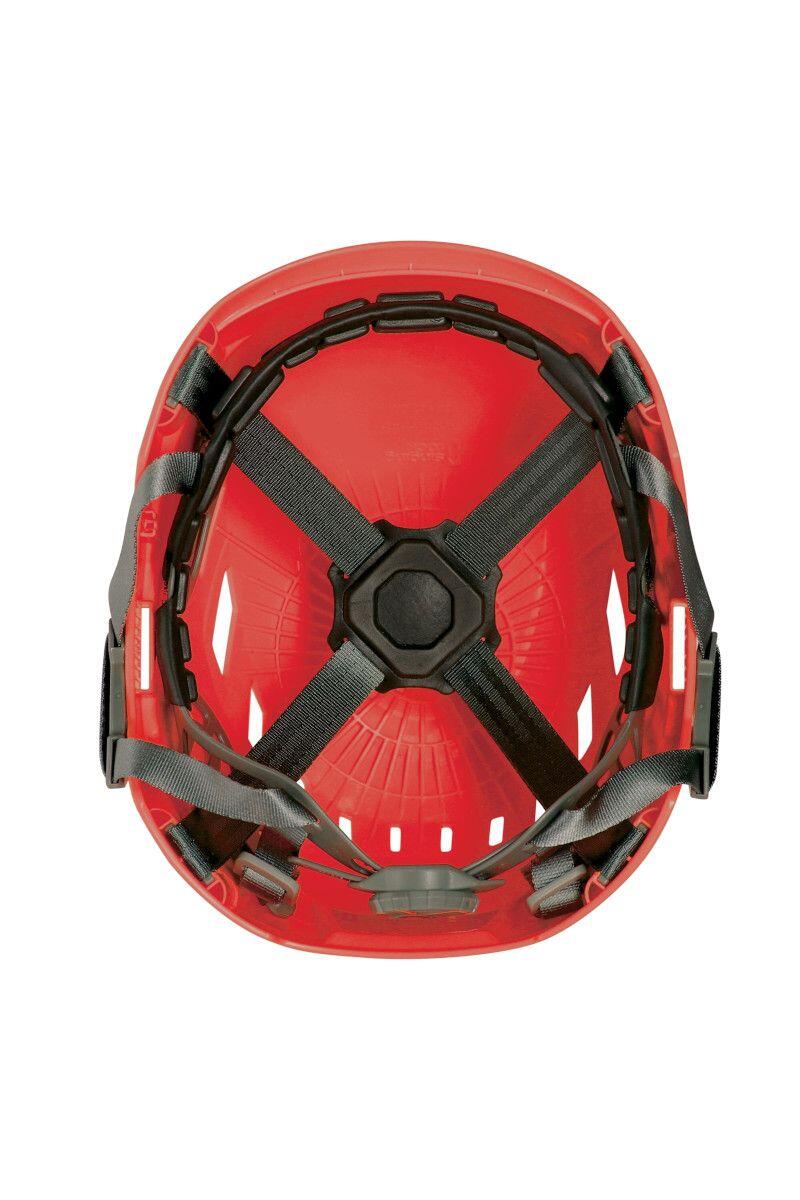 Arbeitshelm Singing Rock Flash Aero rotes ABS/PC UNI 53–63 cm Belüftung EN 12492 2/3