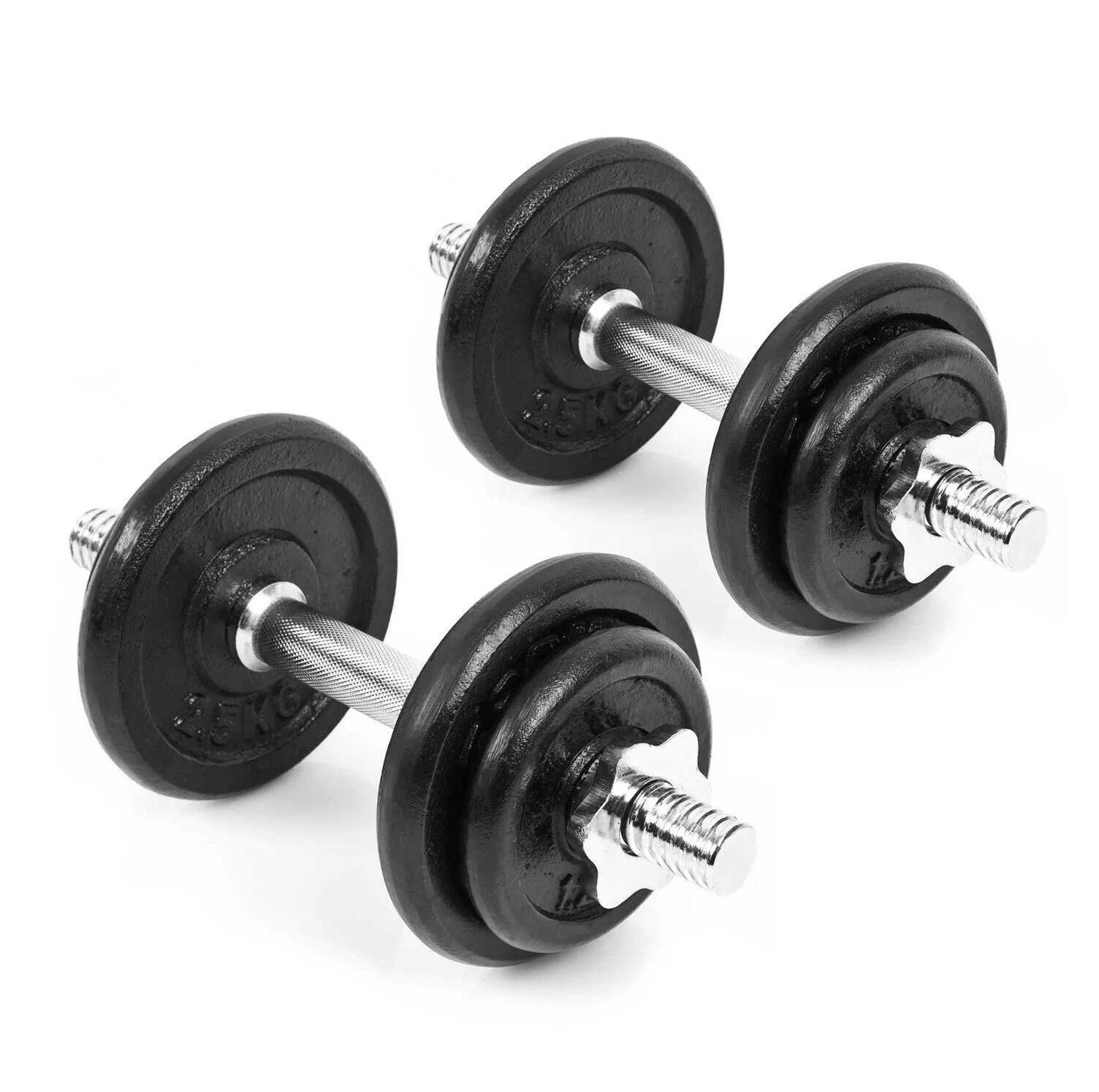 SEDCO Sada nakládacích činek 2x10 kg ocel + chrom