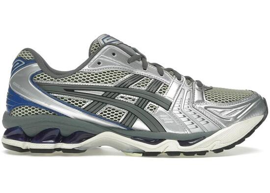 ASICS Gel-Kayano 14 Soft Yellow Asics Blue