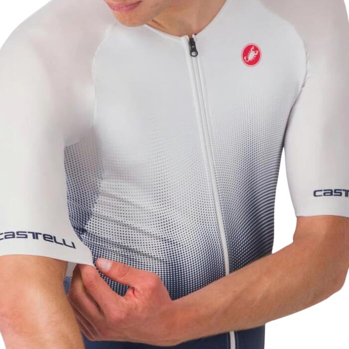 Men’s Triathlon Trisuit Castelli Core TRI Short Sleeve Blue 4/7