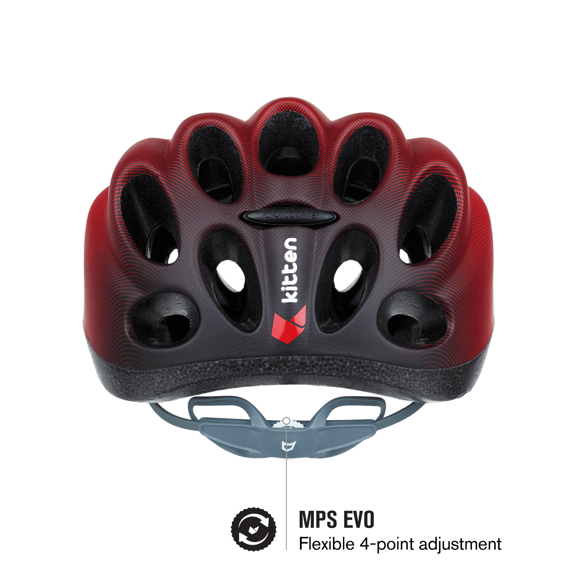 Catlike Kitten - Casque Junior - Rouge Mat 5/7