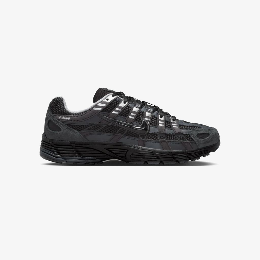 Nike P-6000 SE Suede Anthracite Metallic Silver