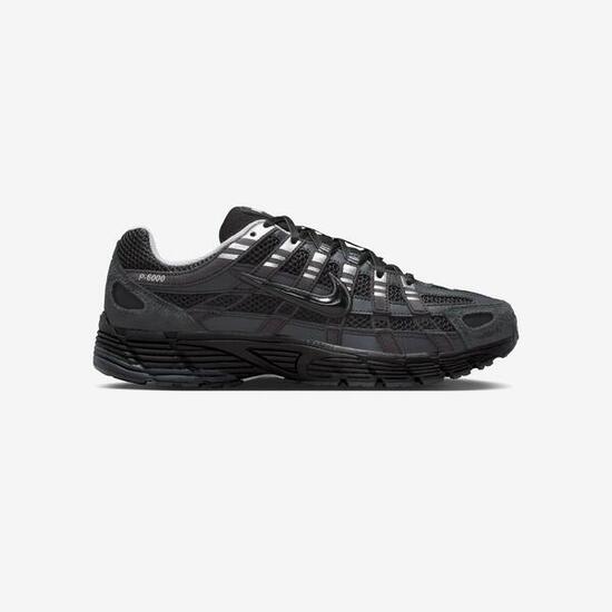 Nike P-6000 SE Suede Anthracite Metallic Silver