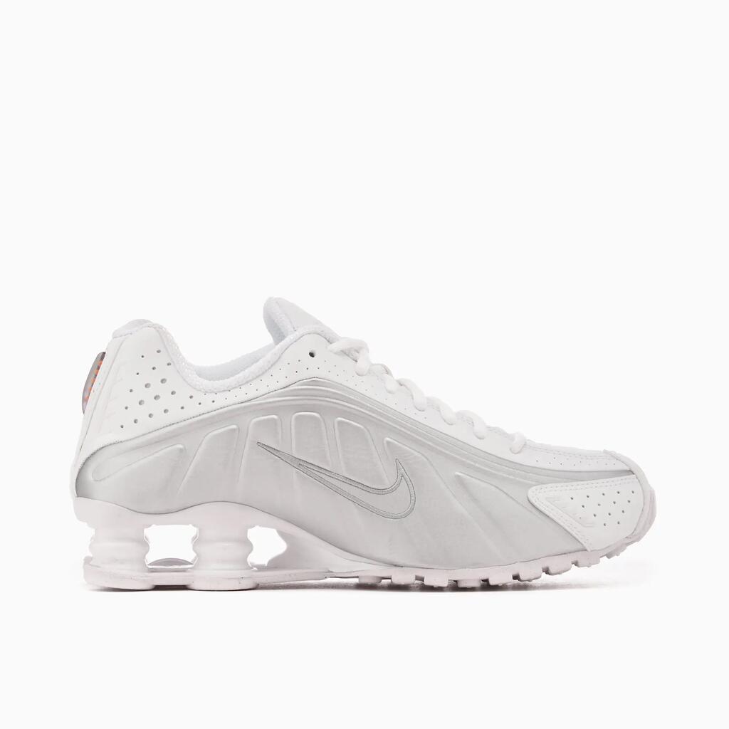 Nike Shox R4 - White Metallic Silver