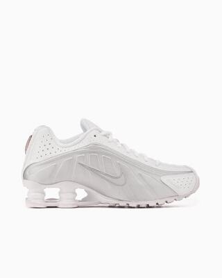 Nike Shox R4 - White Metallic Silver