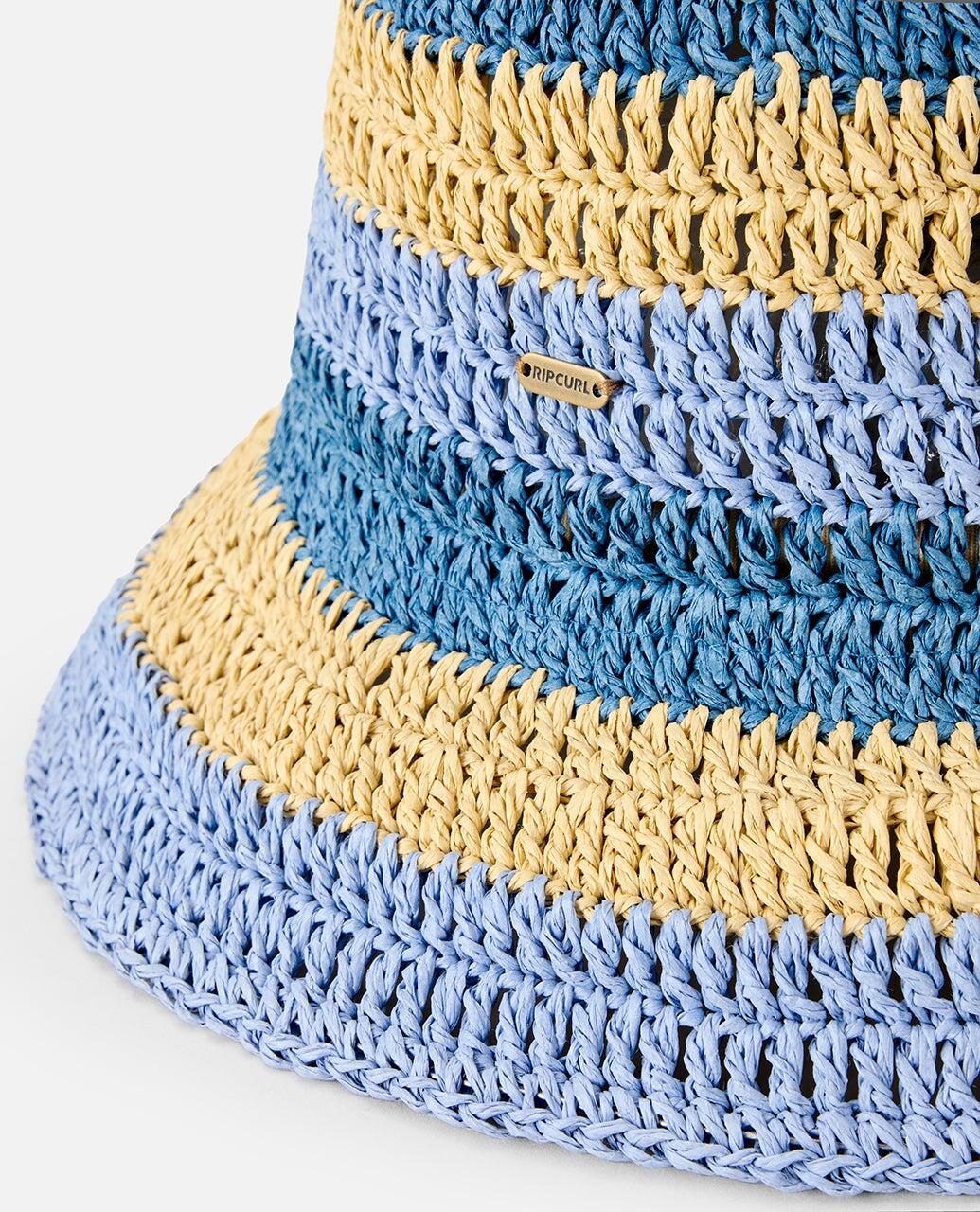 Product Unisex Chapeau crochet - Blue/Natural 4/5