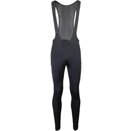 Spodnie rowerowe długie z wkładką i szelkami Force Endless wiosenno/jesienne