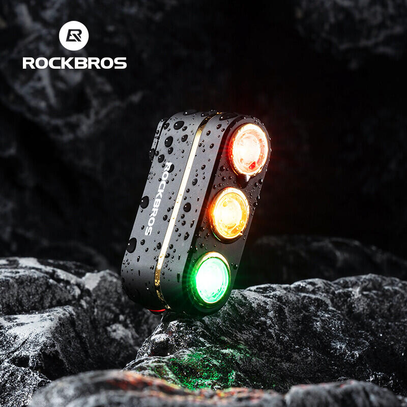 Luz trasera tricolor inteligente ROCKBROS 2/3