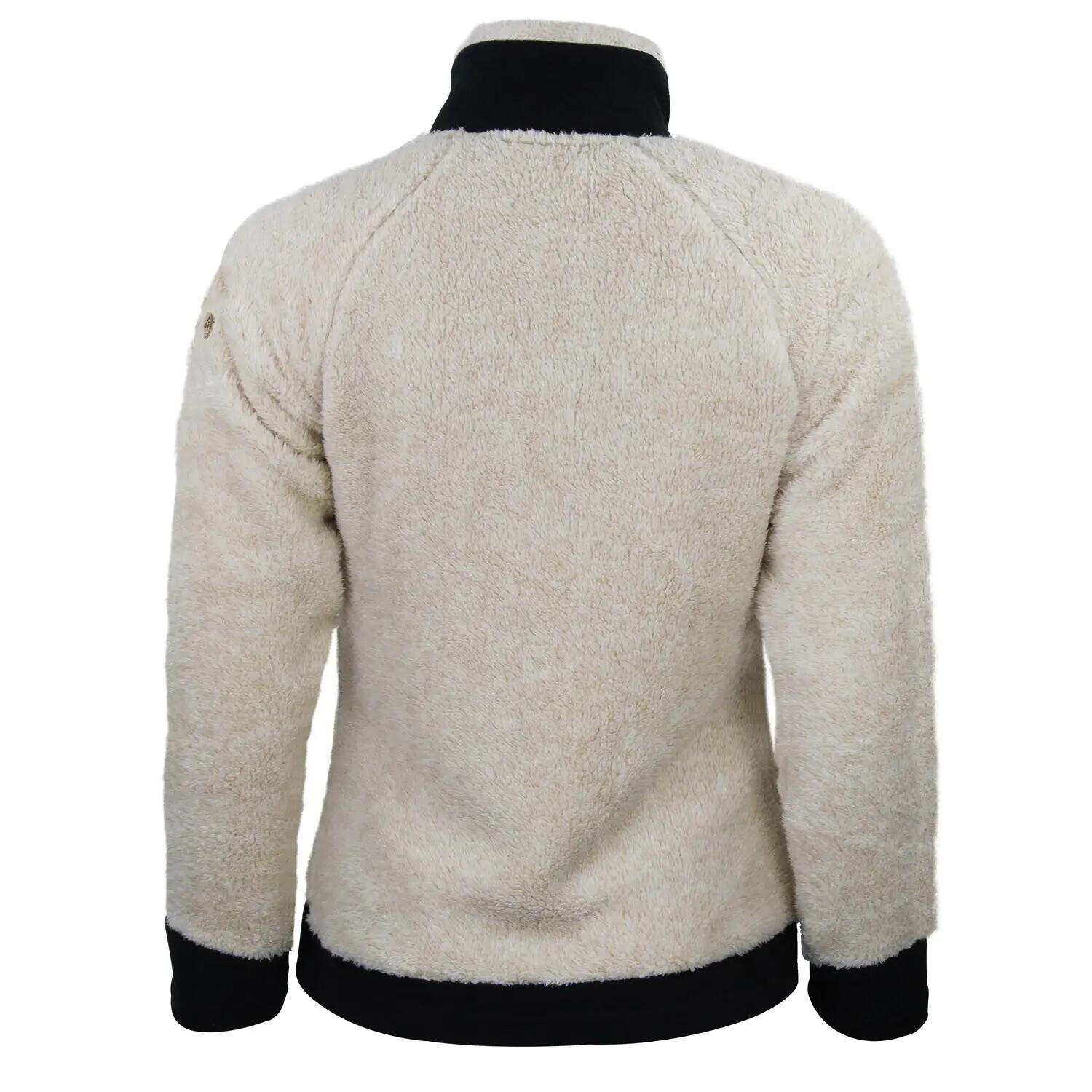 Polaire zippé femme Peak Mountain Coral Sherpa 300G 2/3