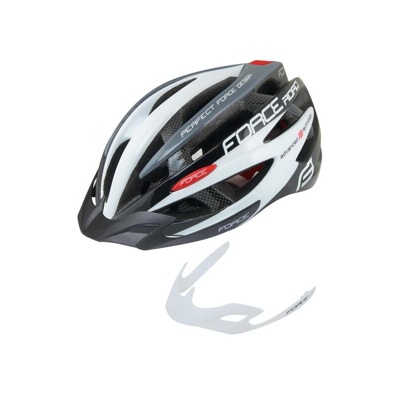 Casca Force Road Junior, Negru/Alb, XS - S