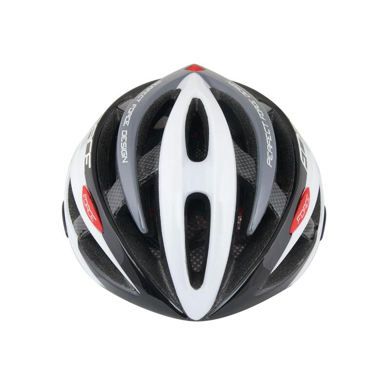 Casca Force Road Junior, Negru/Alb, XS - S