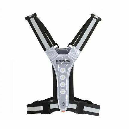 Gilet réfléchissant pour course à pied LED USB-C rechargeable London 200