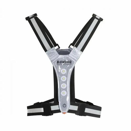 Gilet réfléchissant pour course à pied LED USB-C rechargeable London 200