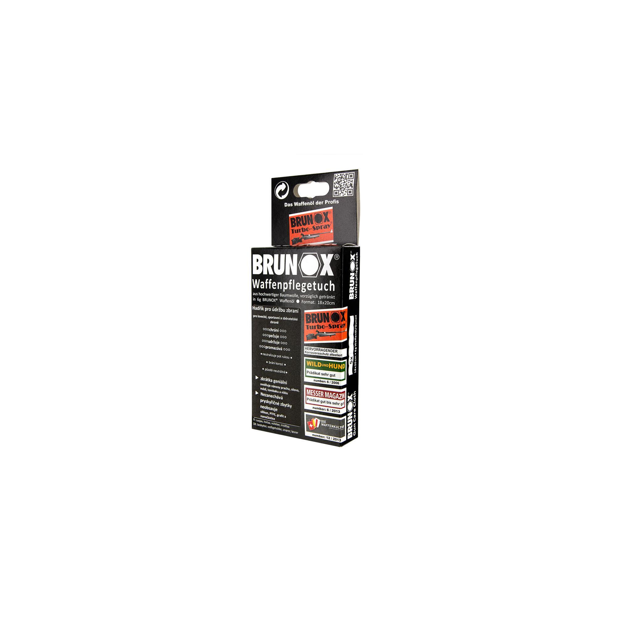 Set 5 servetele curatare arme de foc Brunox Gun Care Cloth