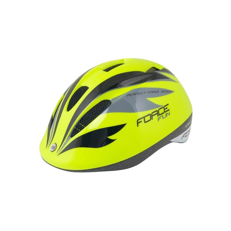 Casca Force FUN Animals Galben Fluo/Negru M