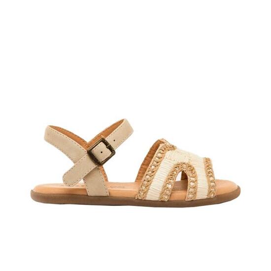 Mustang Free Sandalias Braido Beige - Talla 30