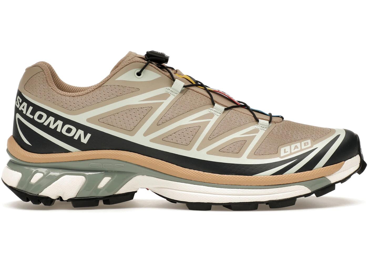 Salomon XT-6 Ledersneaker Black OxTan Carbon Claqua 2/2
