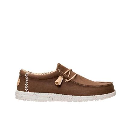 Baskets En Toile Homme Hey Dude Wally Strech Canvas Marron