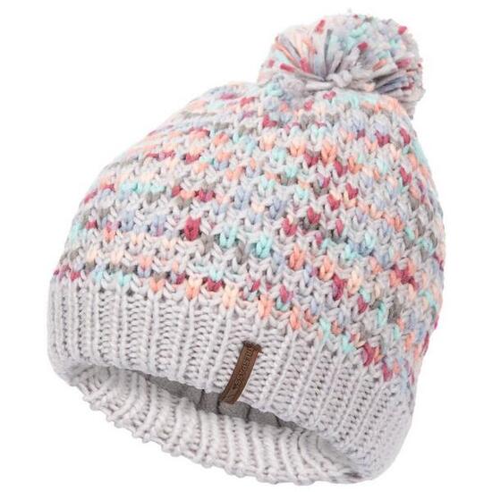 Cappello A Cuffia Space Dye Donna Trespass Irmina Grigio Pallido