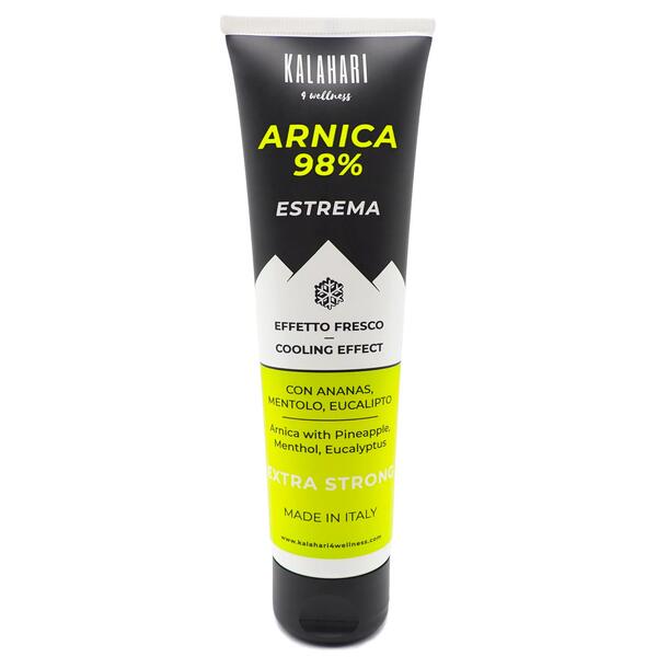KALAHARI 4 WELLNESS Árnica Gel 98% extra Fuerte, Efecto Frío Relajante para Músculos, Articulaciones