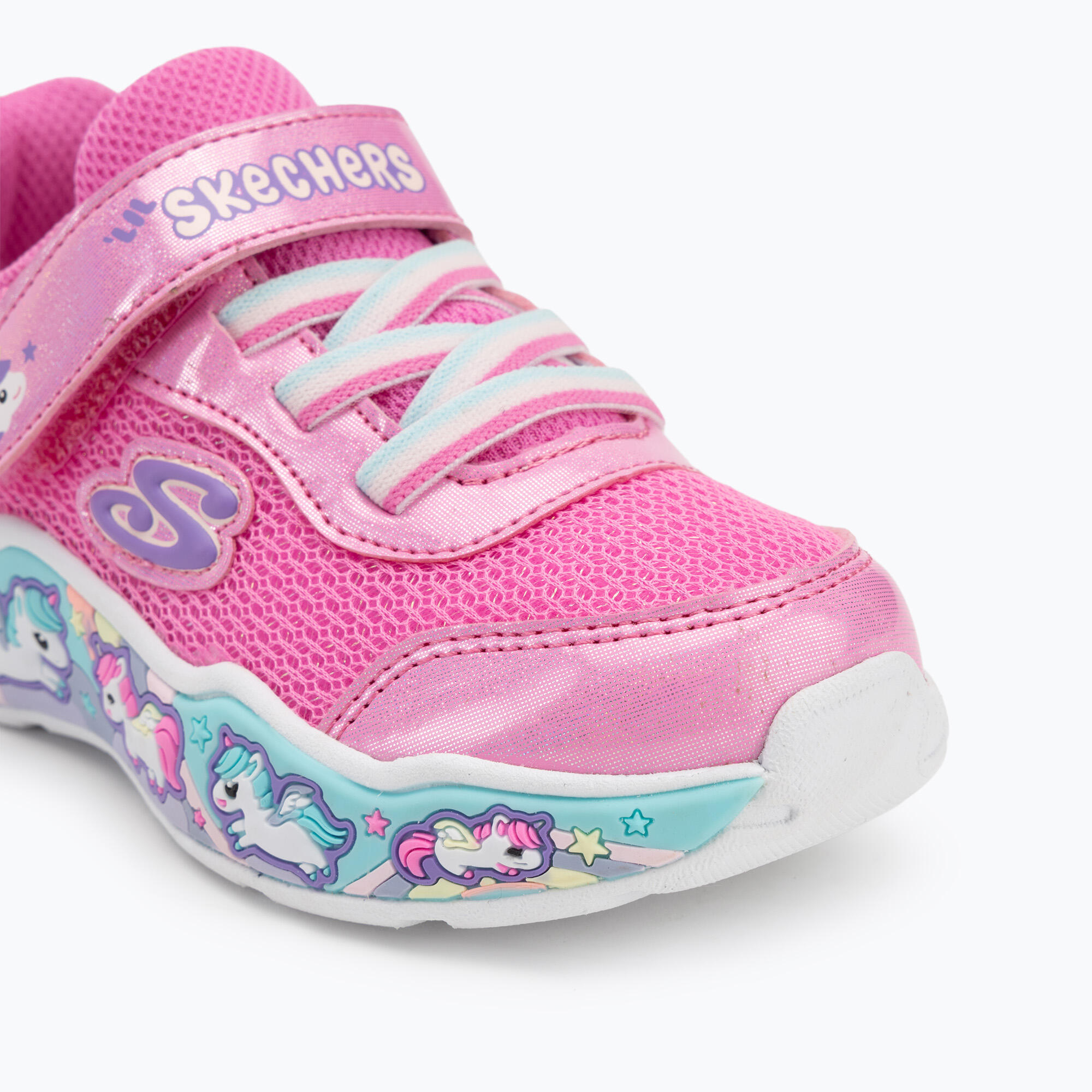 Sapatilhas Skechers modelo 303158N-PKMT para garotas 7/7