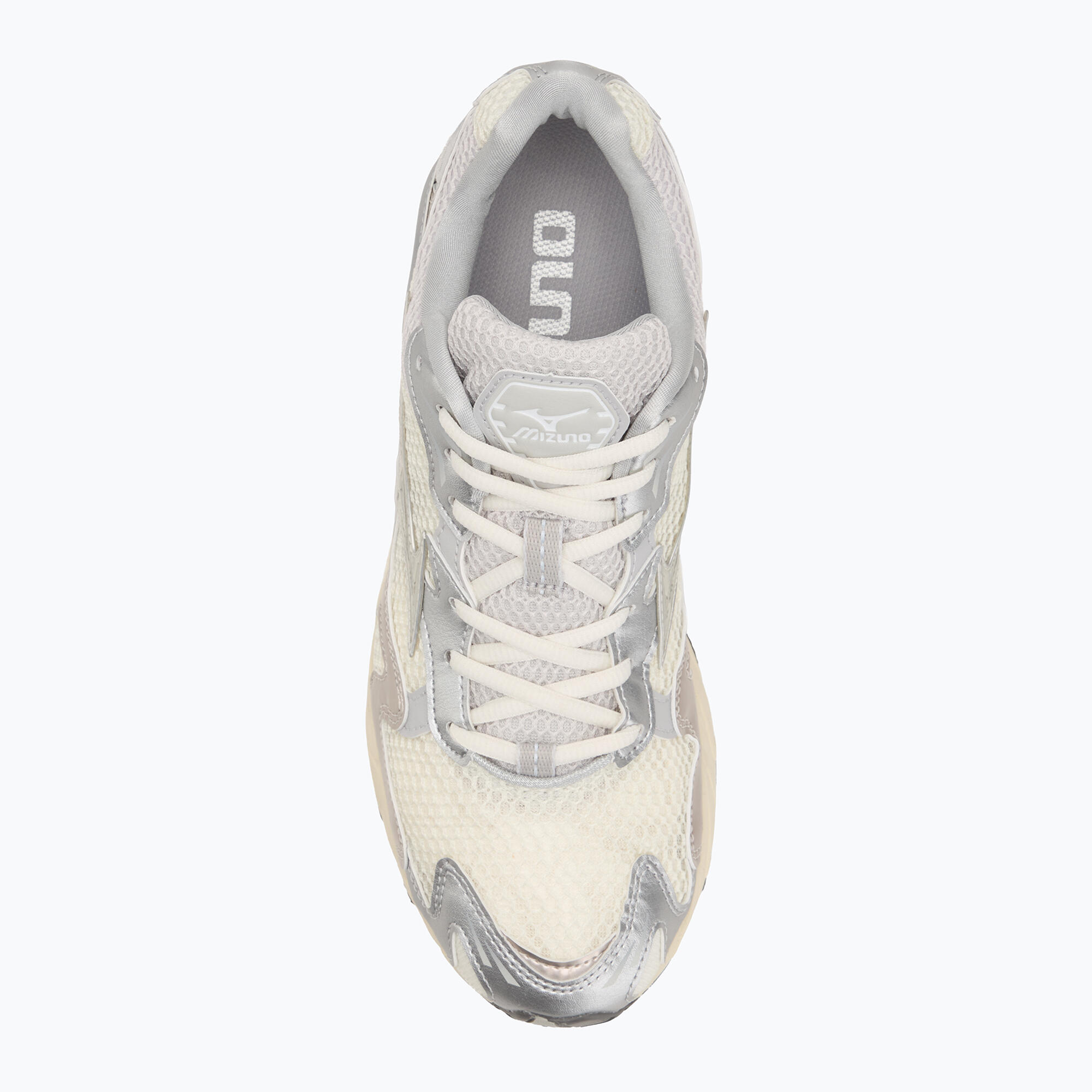 Mizuno Wave Rider 10 Metallic Snow White 5/7