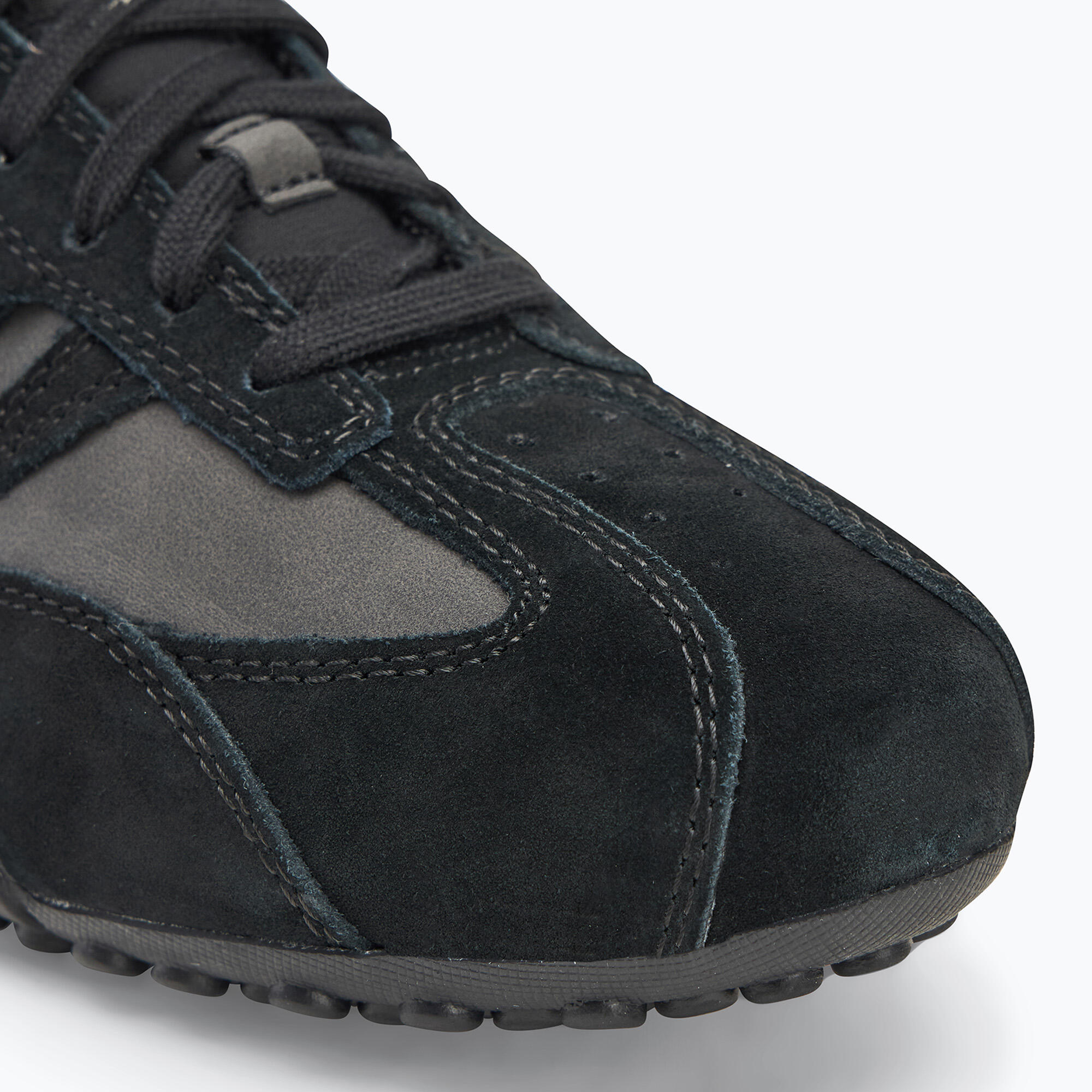 Geox UOMO SNAKE A -  Herren Leder Sneaker U4507 A 022EK schwarz 7/7