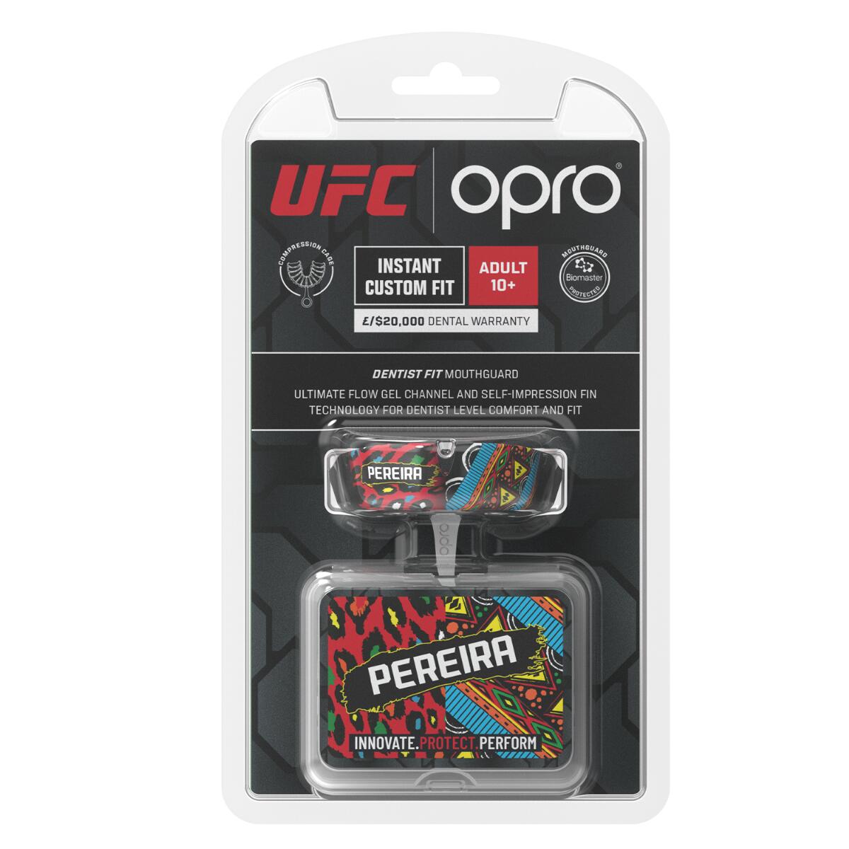 Mundschutz UFC Instant Custom Fit OPRO – Pereira 3/7