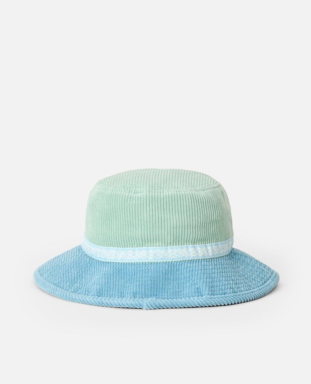 Product Unisex Casquette en velours côtelé Cosmic Kiss - Vintage Mint/Blue 3/5