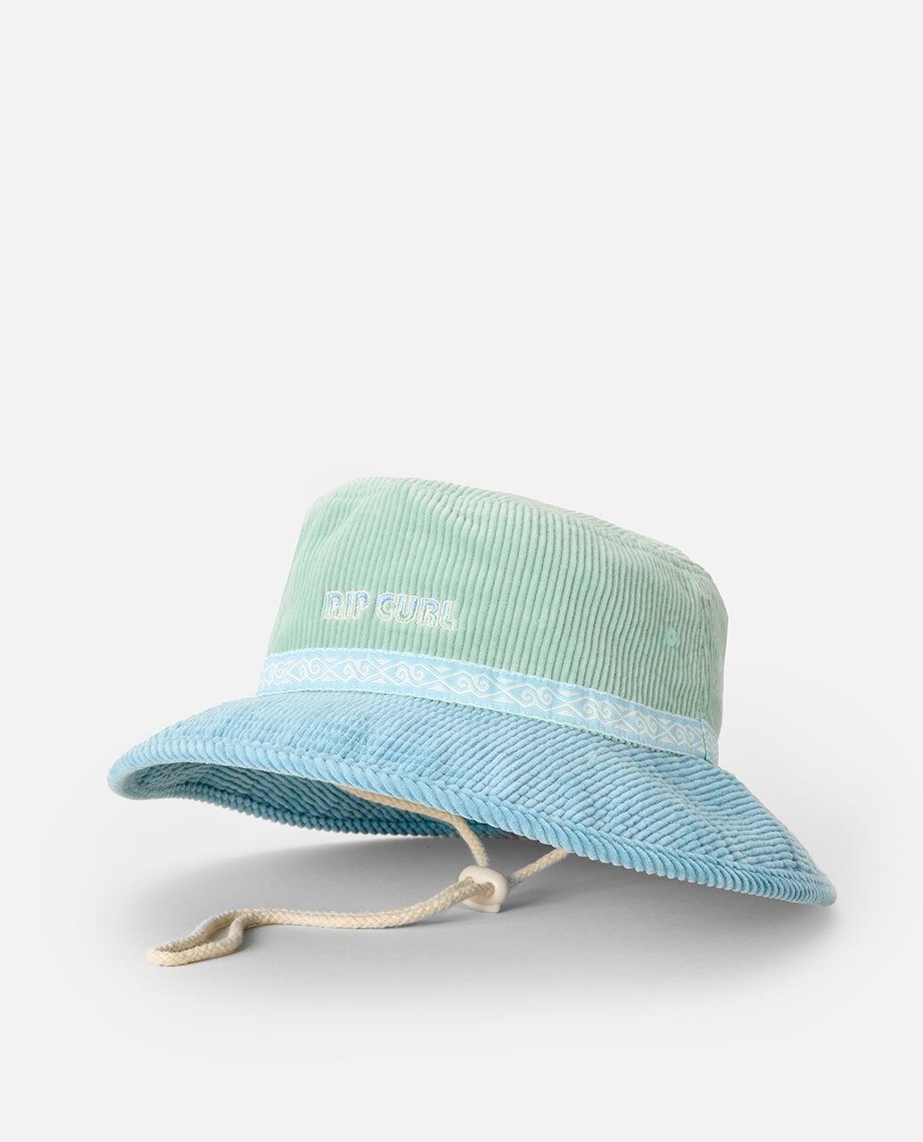 Product Unisex Casquette en velours côtelé Cosmic Kiss - Vintage Mint/Blue 5/5