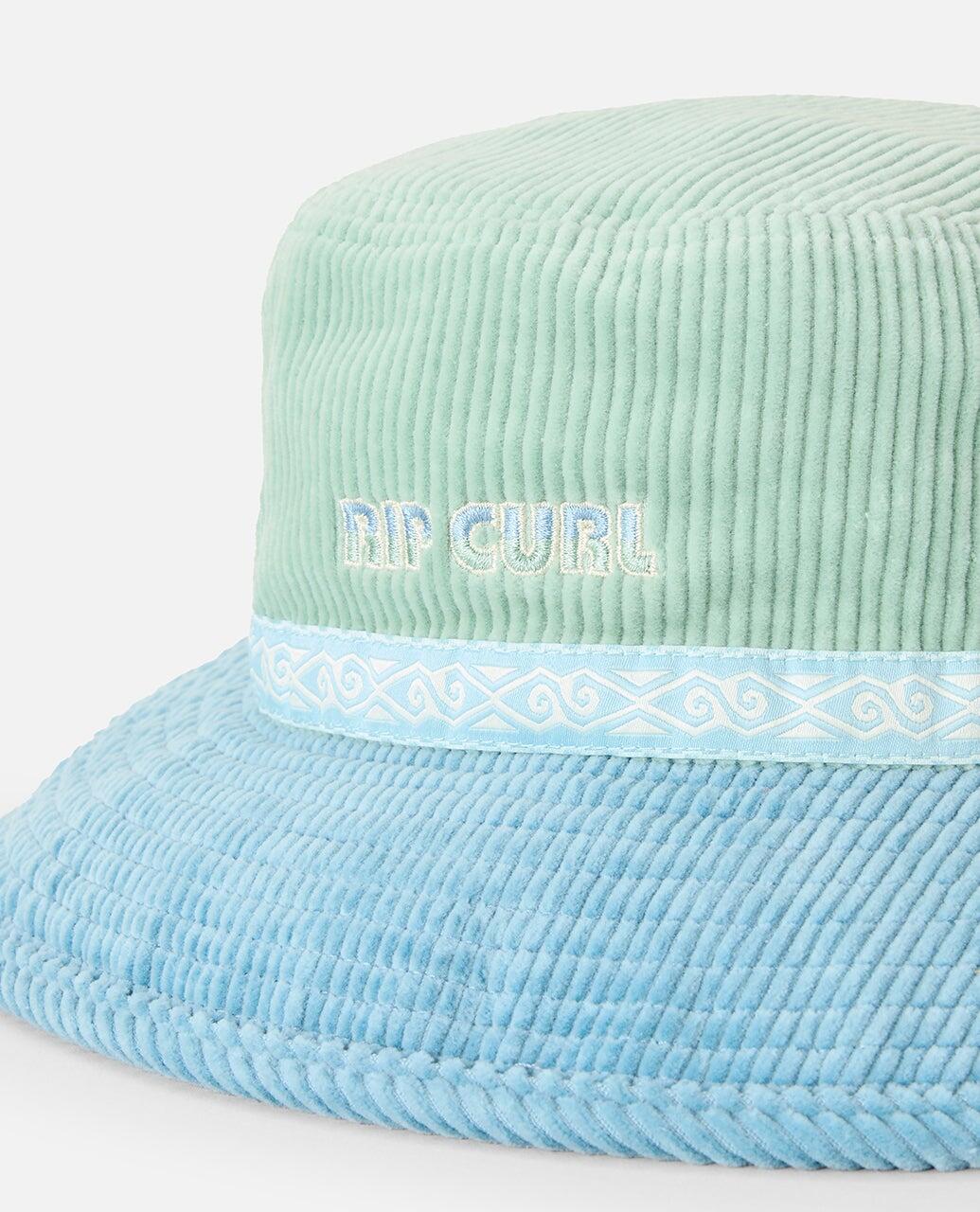 Product Unisex Casquette en velours côtelé Cosmic Kiss - Vintage Mint/Blue 4/5