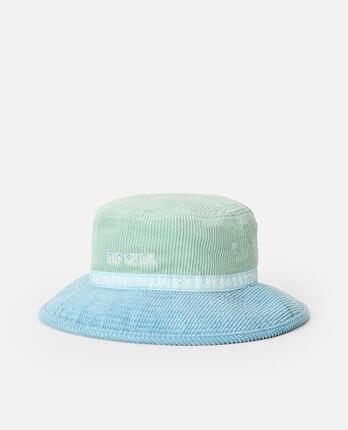 Produit Unisex Casquette en velours côtelé Cosmic Kiss - Vintage Mint/Blue