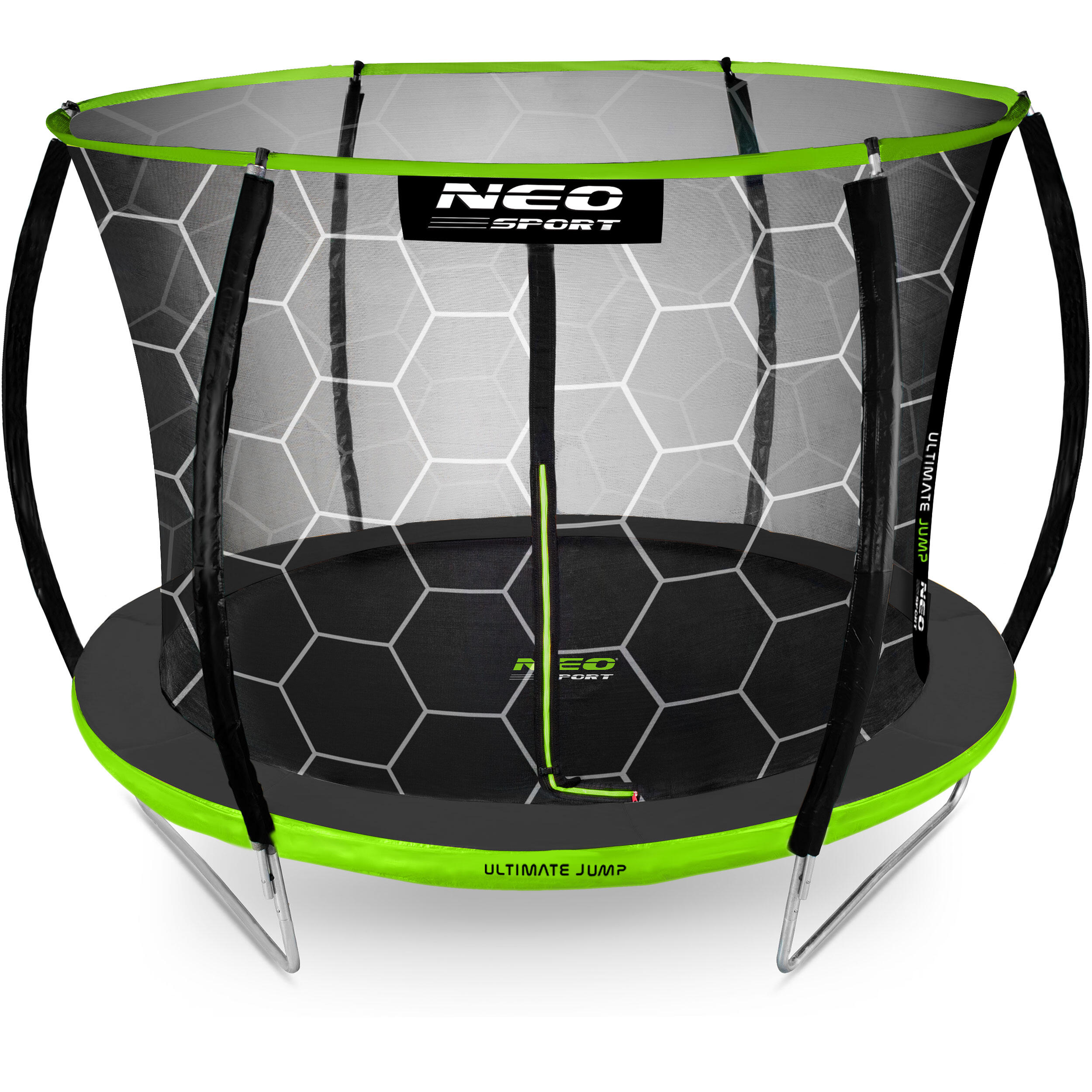 Trampolina ogrodowa Neo-Sport NS-12C221 Circle 374cm/12ft z siatką wewnętrzną 5/7