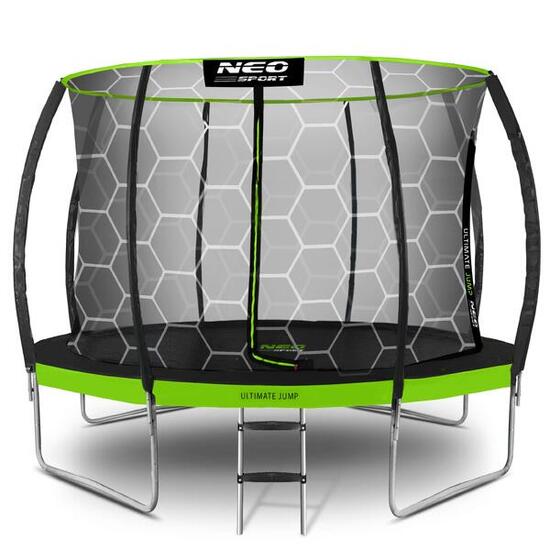 Trampolina ogrodowa Neo-Sport NS-12C221 Circle 374cm/12ft z siatką wewnętrzną