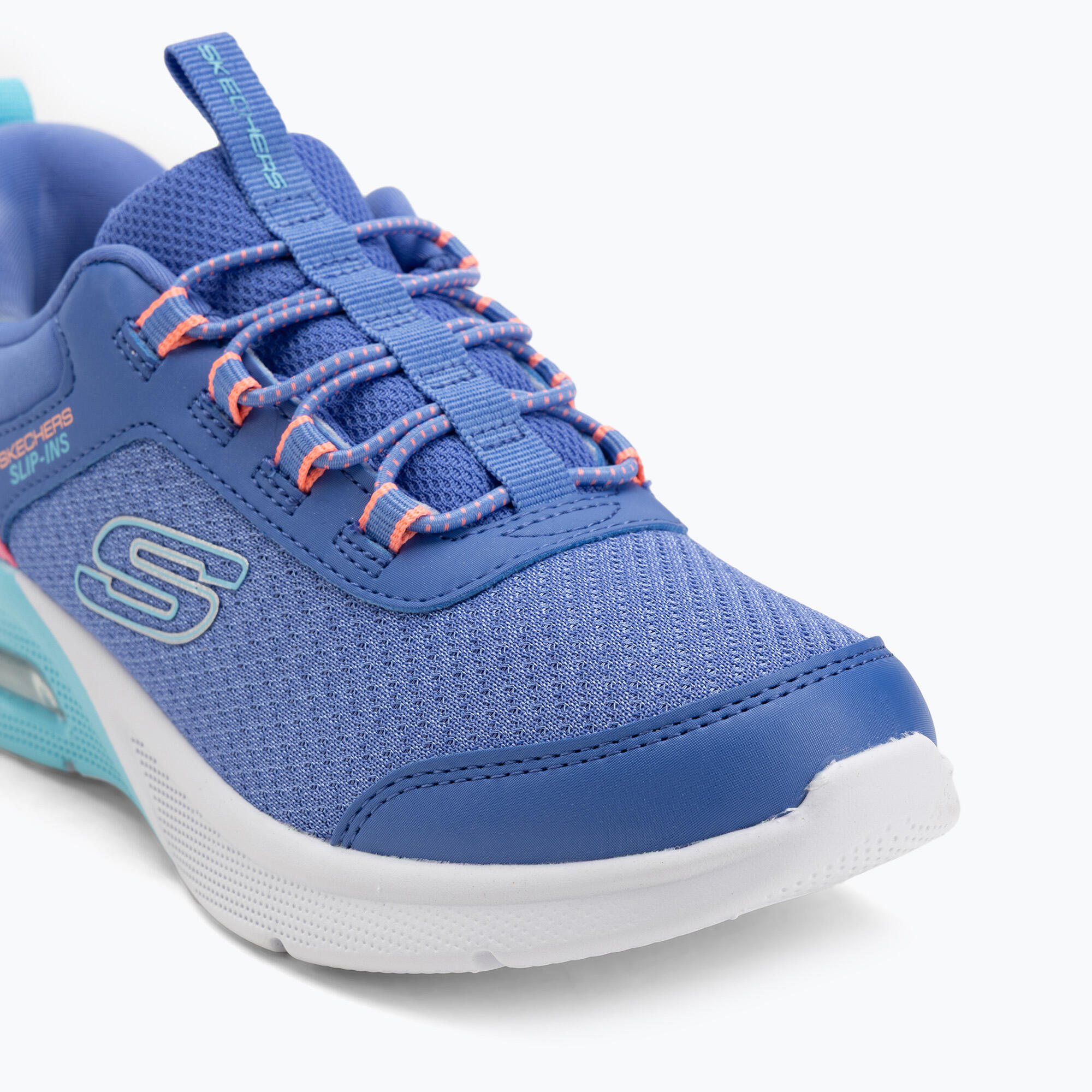 Zapatillas Skechers Niña Microspec Max - Color Trifecta Azules 7/7