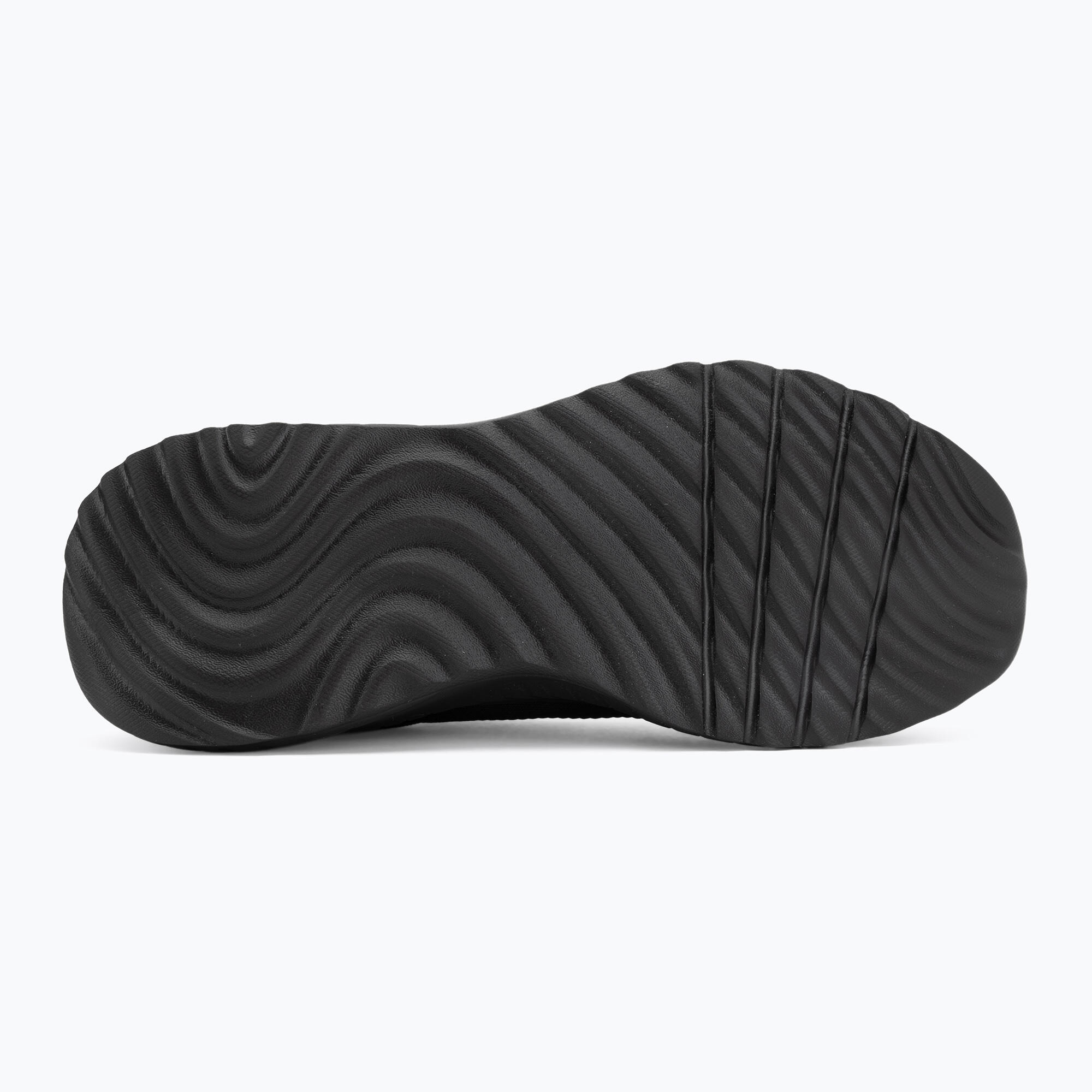 Deportivas Casual Hombre Suela Plana - Modelo 118312 Negro 4/7