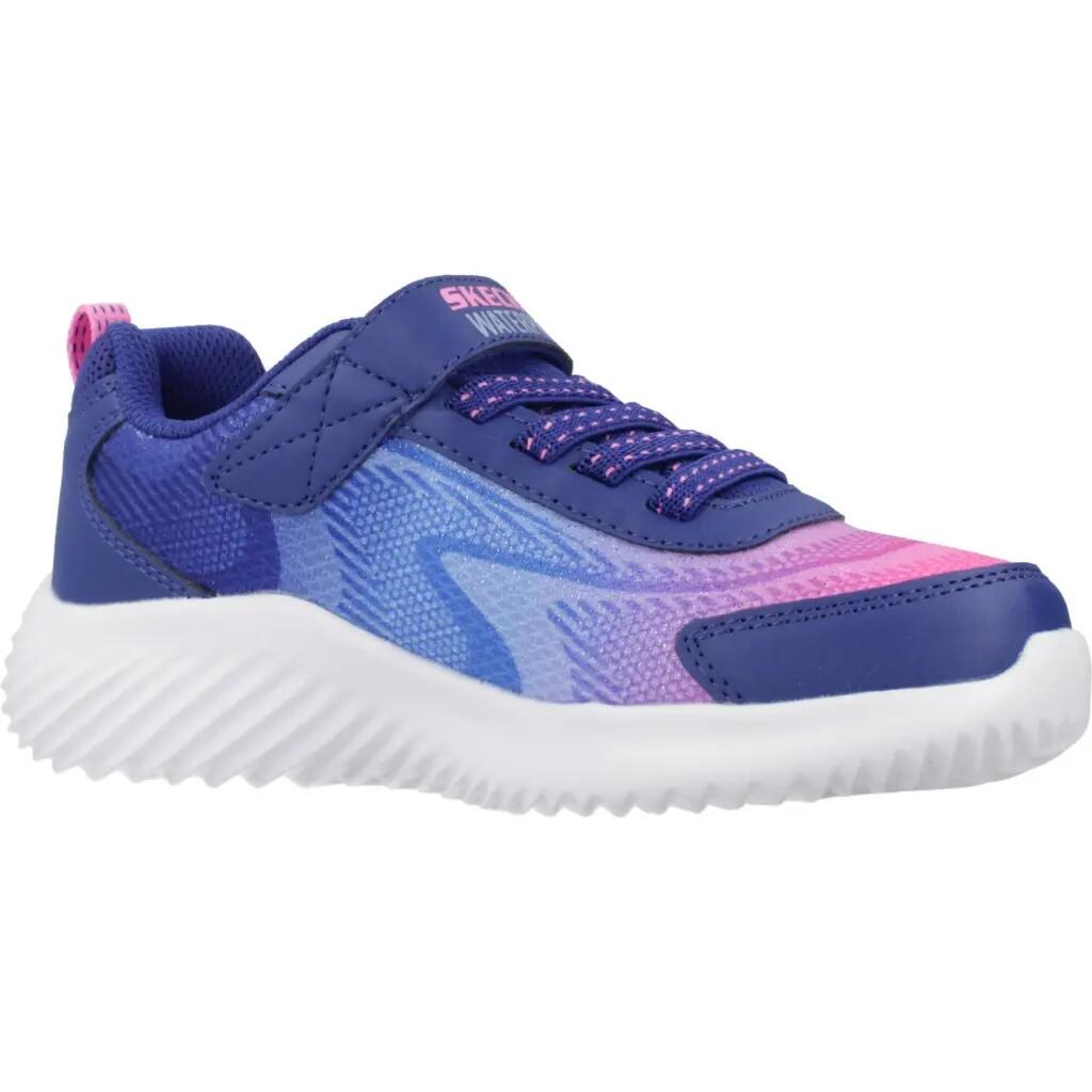 Ténis Skechers Modelo Bounderhydra Cool Cor Azul 5/5