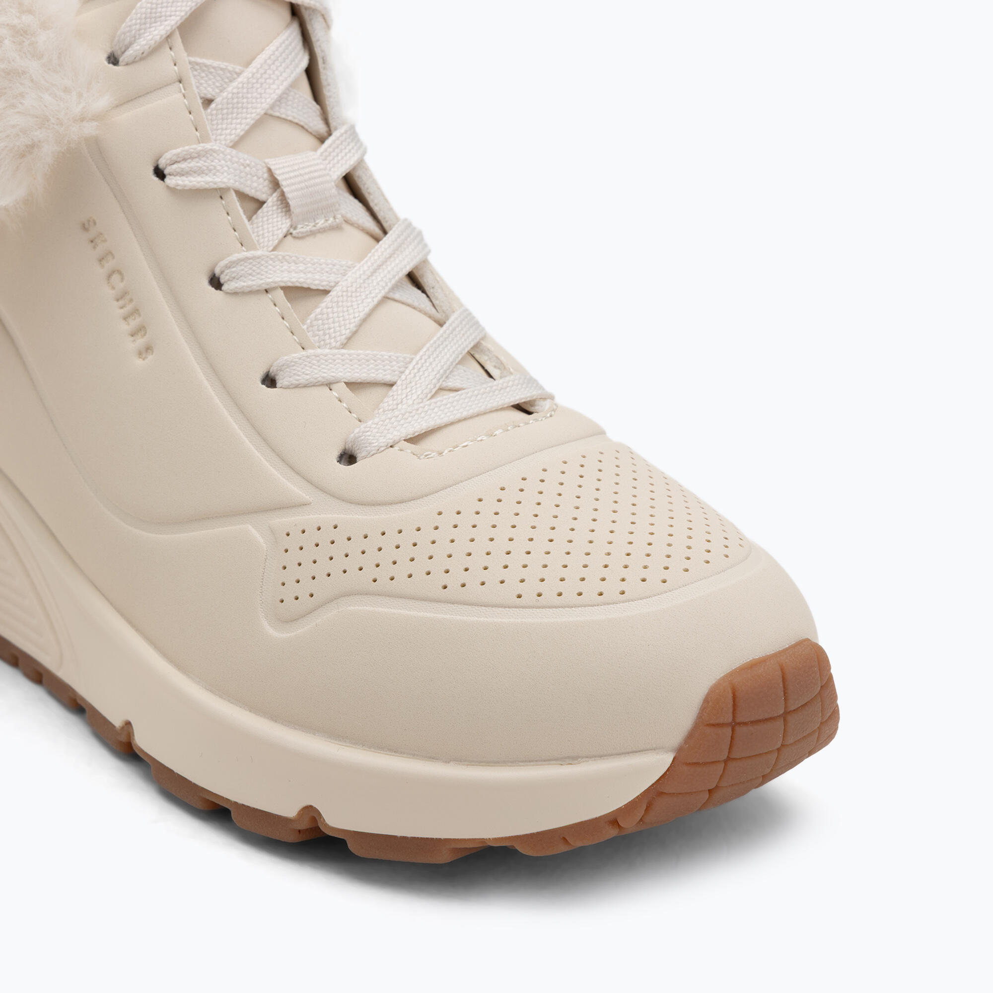 Chaussures pour fille Skechers Uno Fall Air Beige 7/7