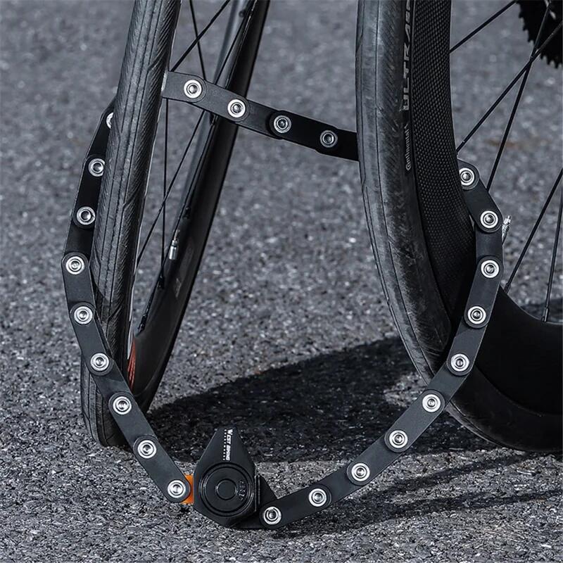 Vouwfiets slot met verlengde code anti-diefstal 2/4